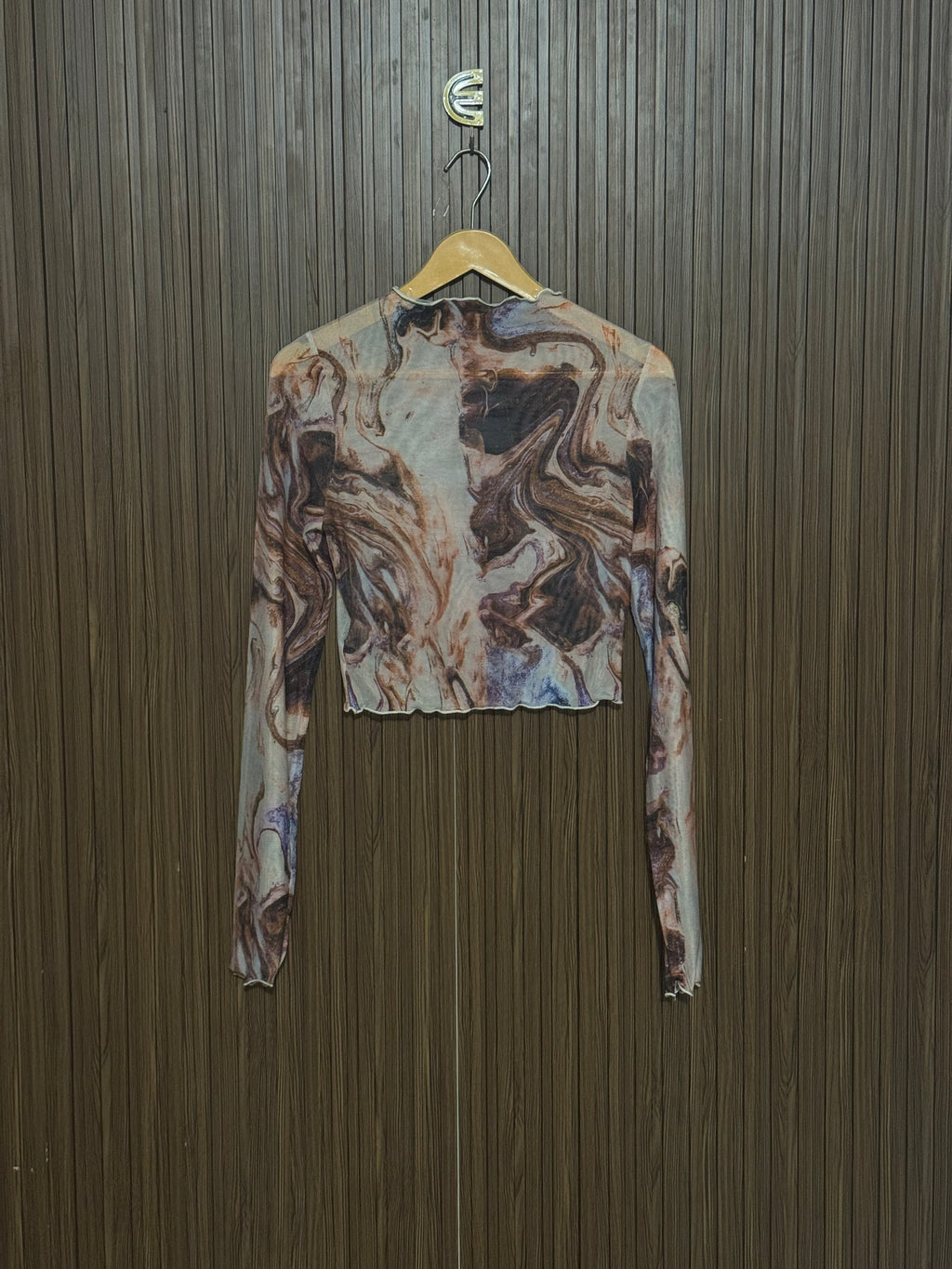 Chest 15 Length 16 Fabric Net Multicolor Marble
