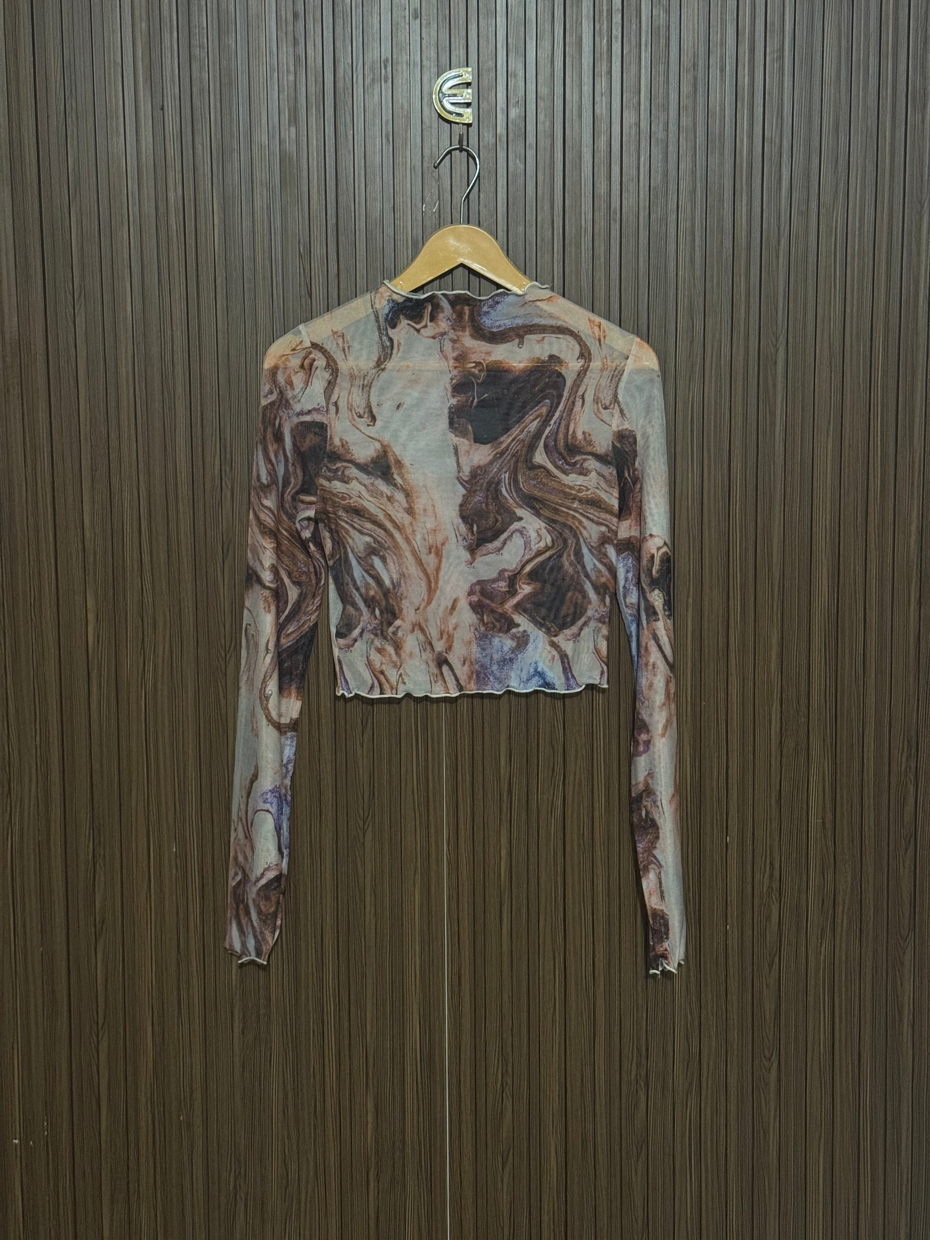 Chest 15 Length 16 Fabric Net Multicolor Marble
