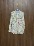 Chest 20 Length 28 Fabric Silk Multi Floral Pattern Top