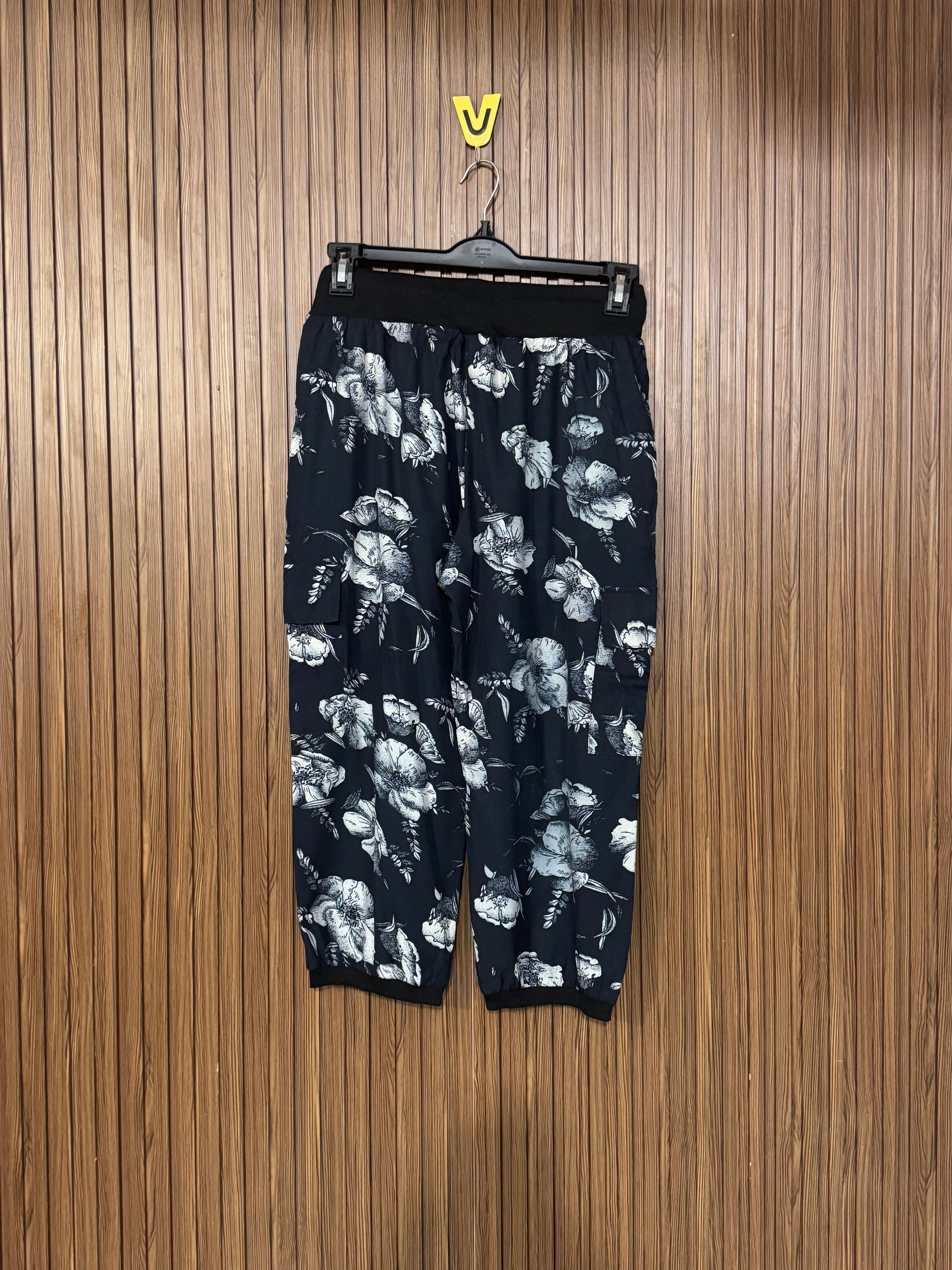 Waist 28 to 34 Length 32 Fabric Silk Floral Cargo