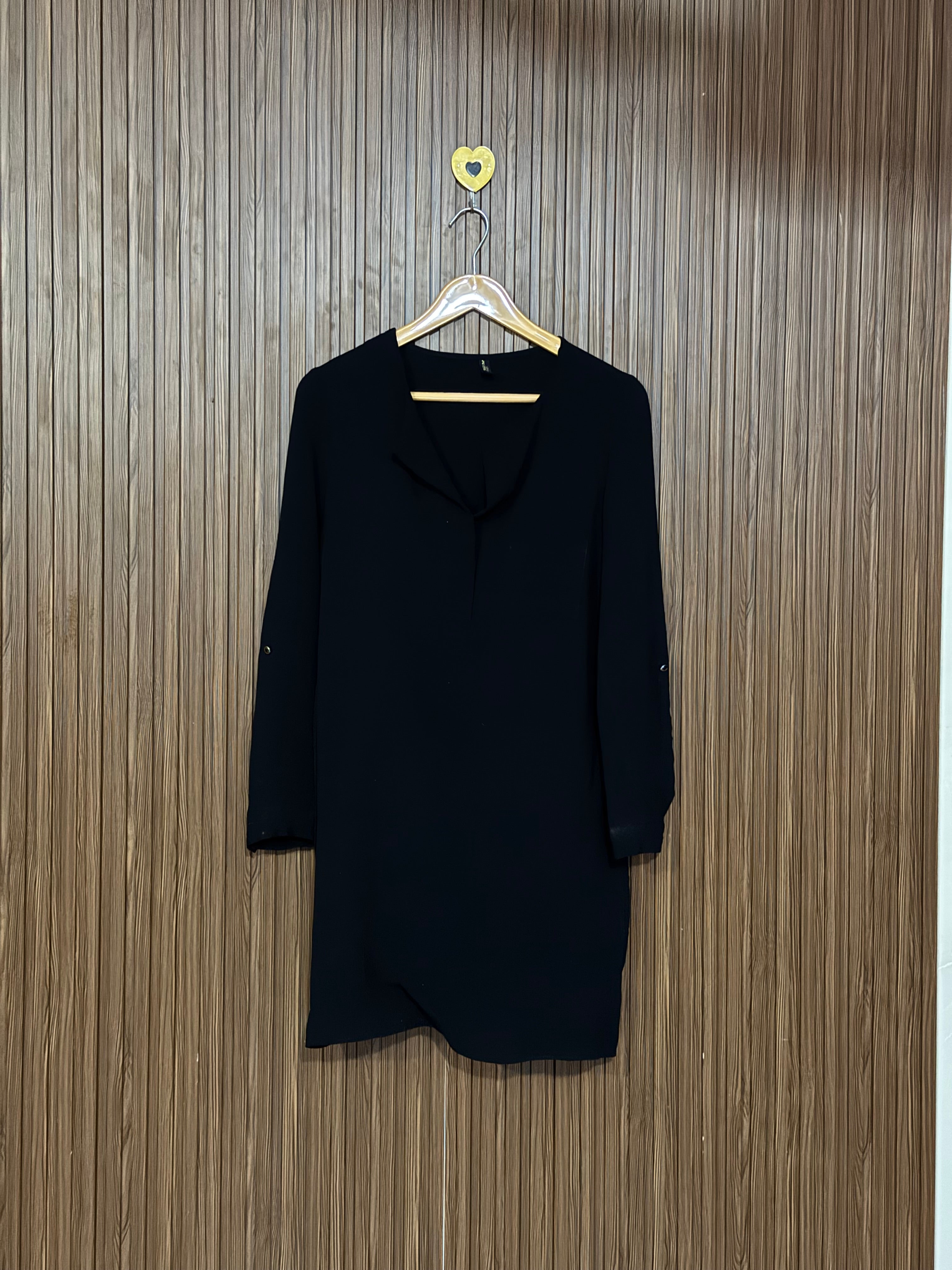 Simple black Long Top