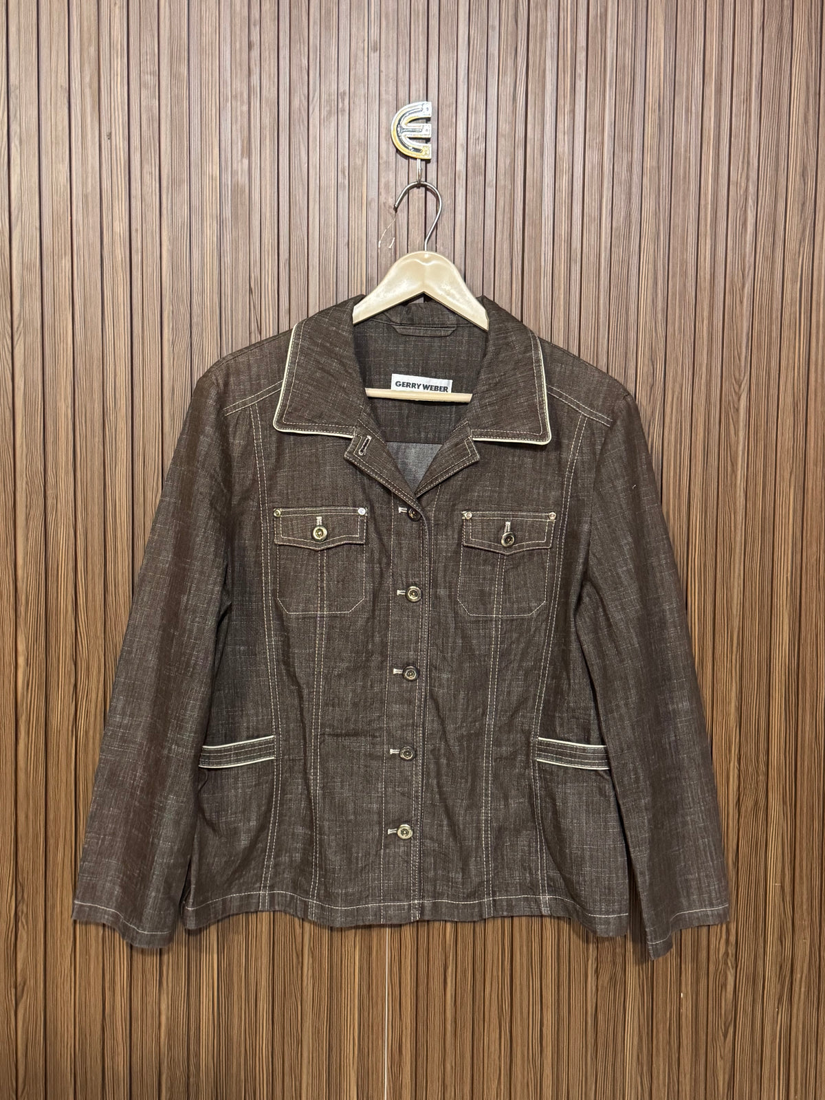 Chest 20 Length 22 Fabric Denim Bold Jacket