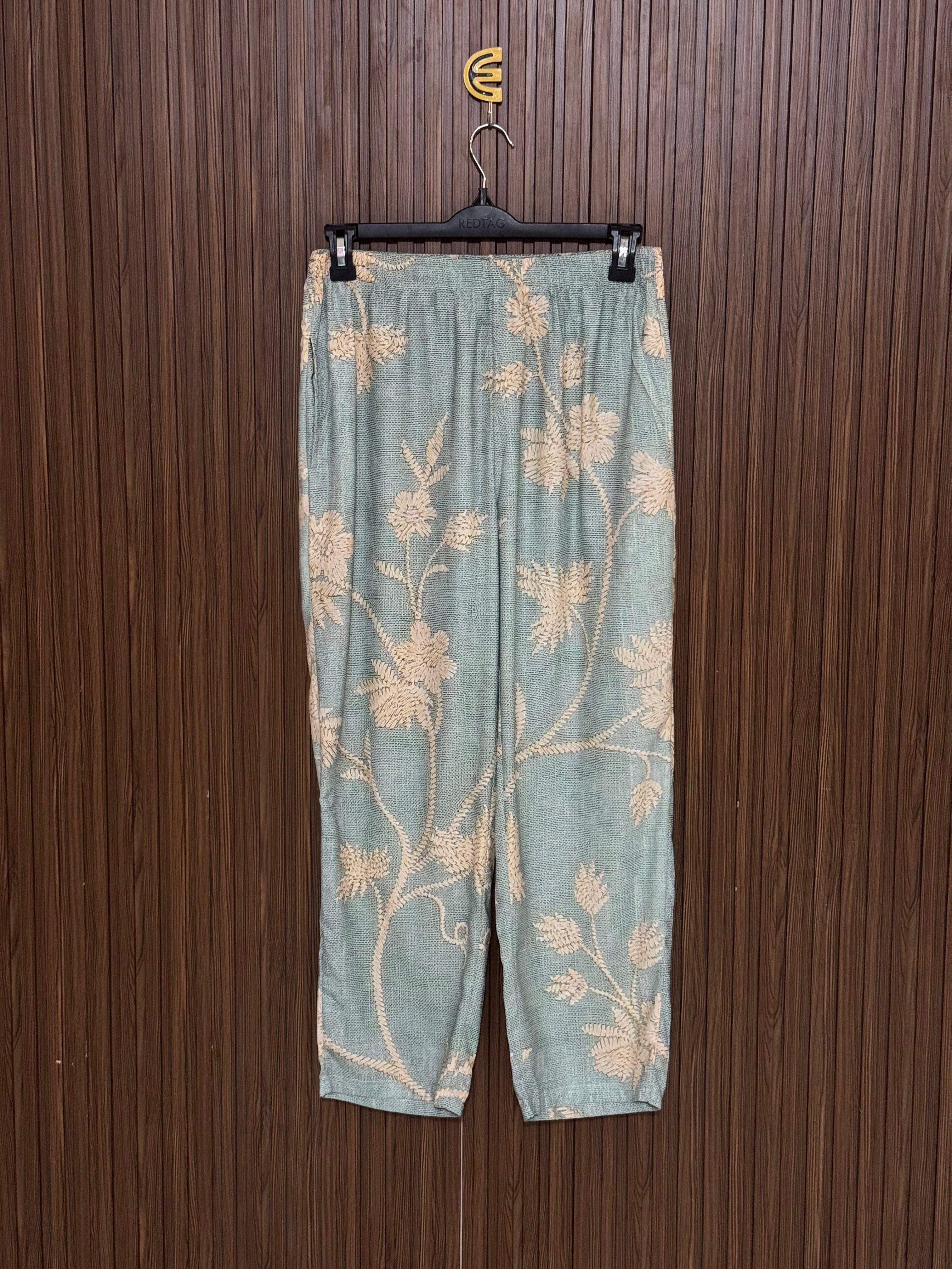 Cream Blossom Trousers