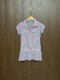 Chest 18Length 27 fabric shifon Slim Half Sleeve