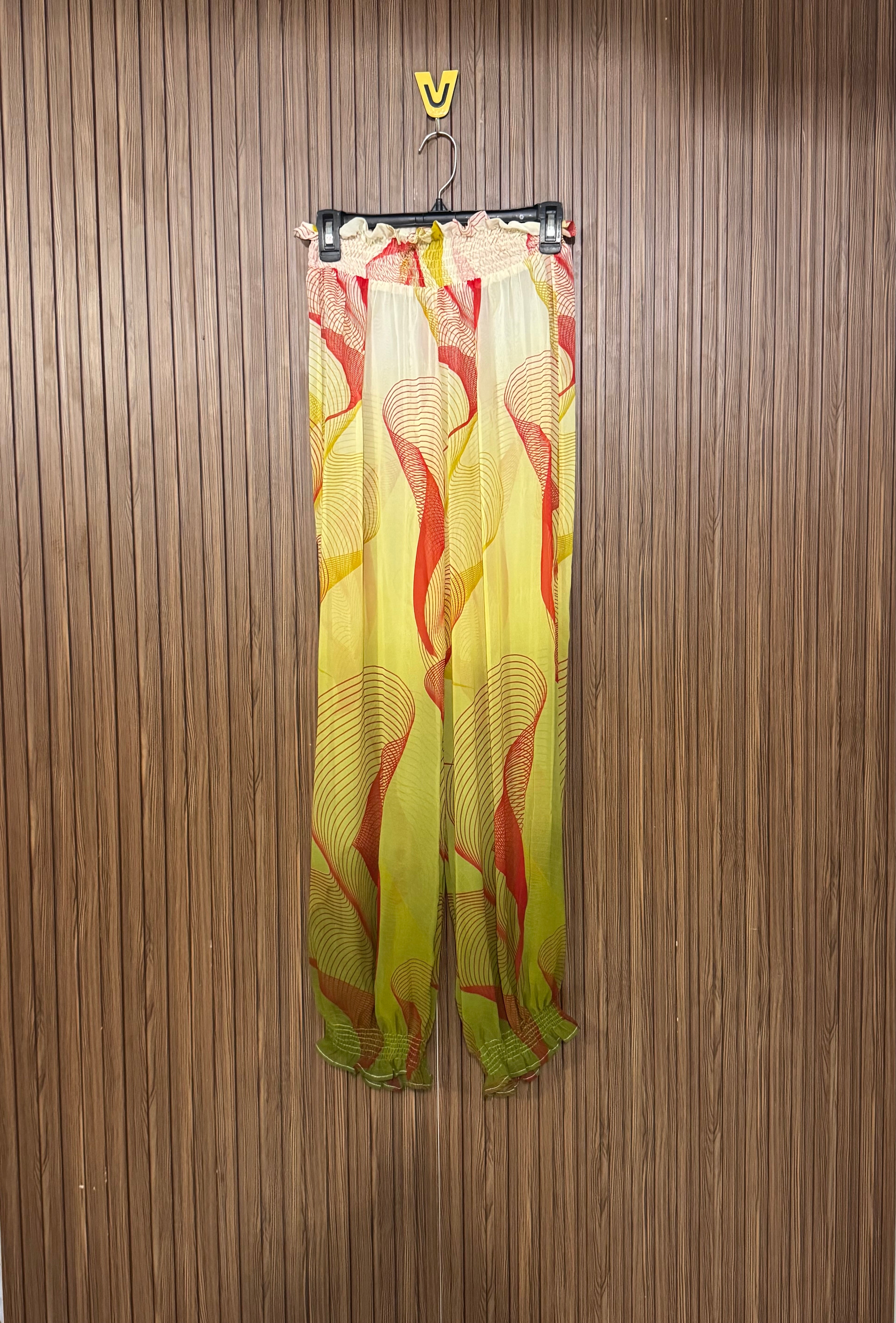 Waist 24 to 30 Length 42 Fabric Net Wave Print