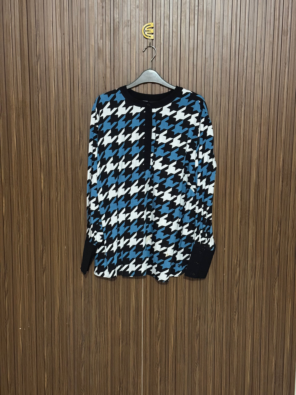 Chest 25 Length 28 Fabric Nylon Blue Checkered Top