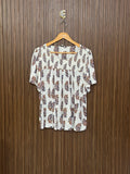 Chest 25 Length 24 Fabric linen Fresh Half Sleeve 2