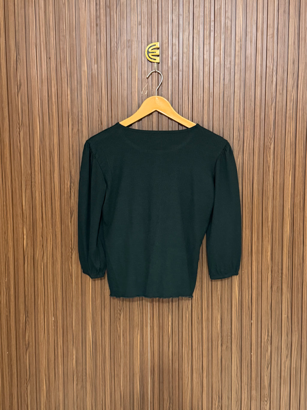 Chest 18 Length 20 Fabric Elastic Casual Button Top