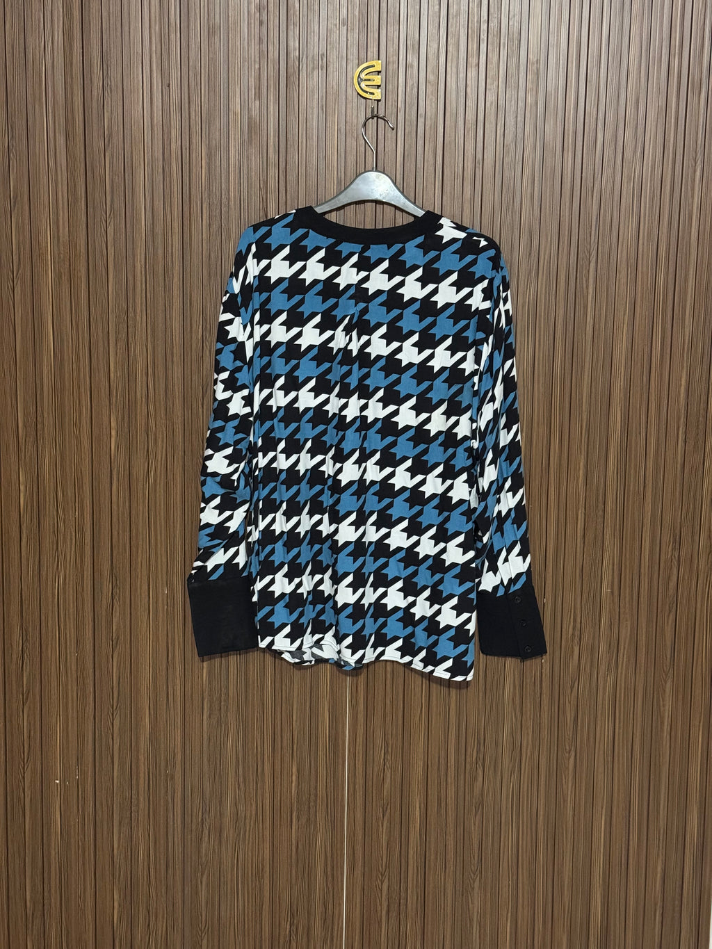Chest 25 Length 28 Fabric Nylon Blue Checkered Top