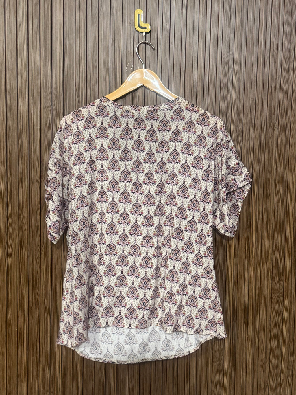 Chest 23 Length 23 Fabric Silk Slim TShirt