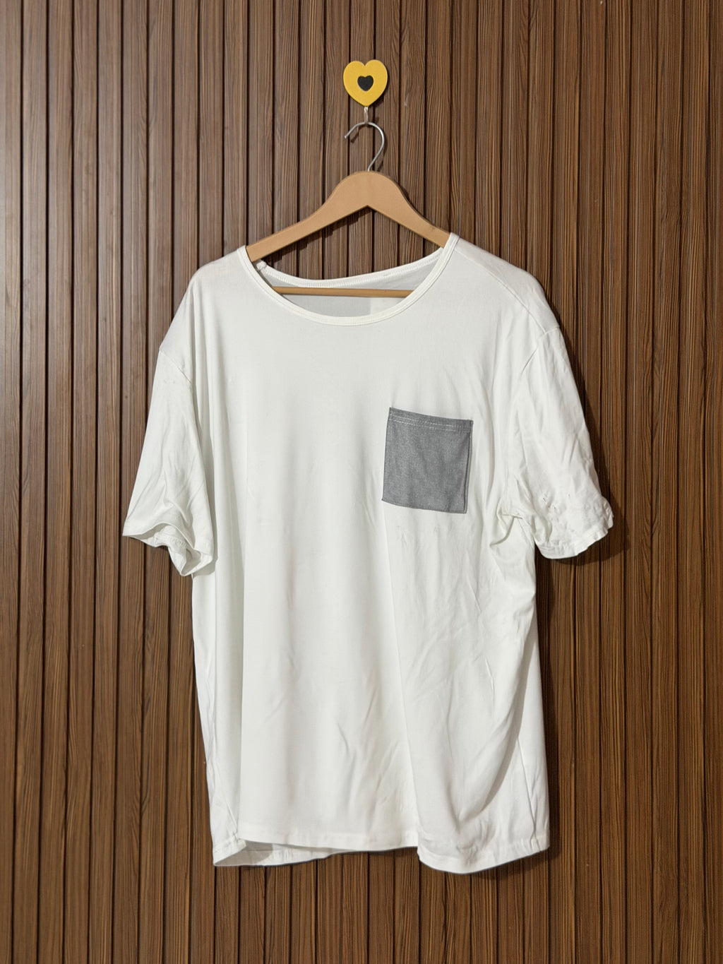 White Half Sleeves T-Shirt