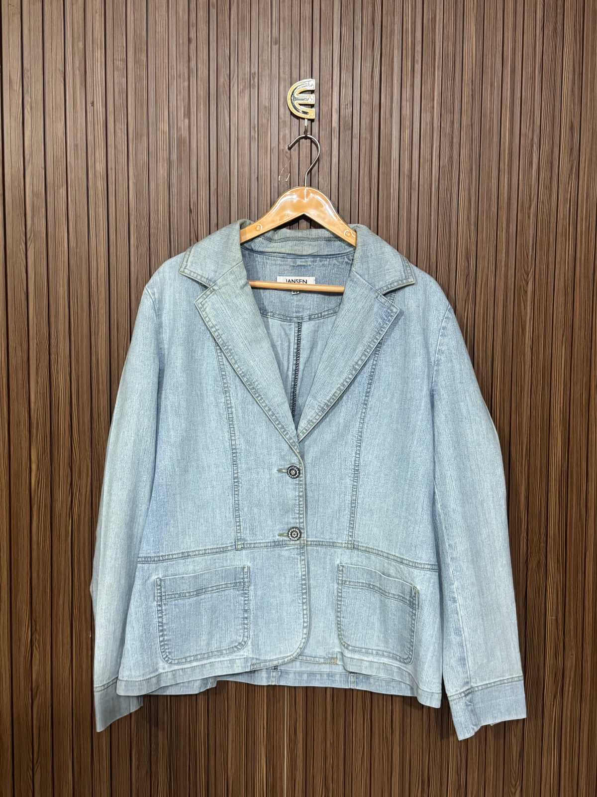 Chest 21 Length 24 Fabric Denim Easy Jacket