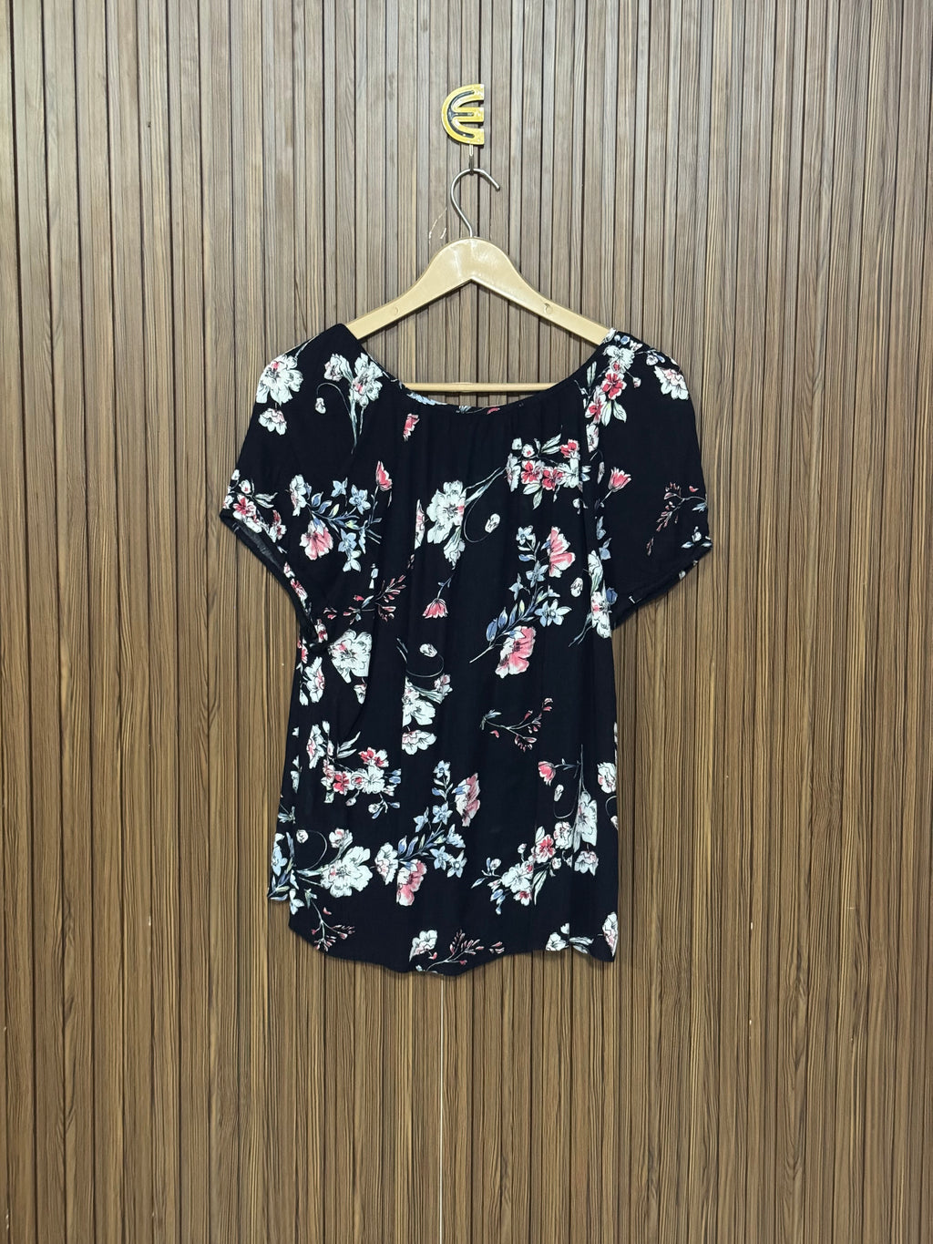 Chest 22 Length 23 Fabric Shifon Printed Button