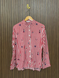Chest 20 Length 25 Fabric Linen Long Shirt Full Sleeves