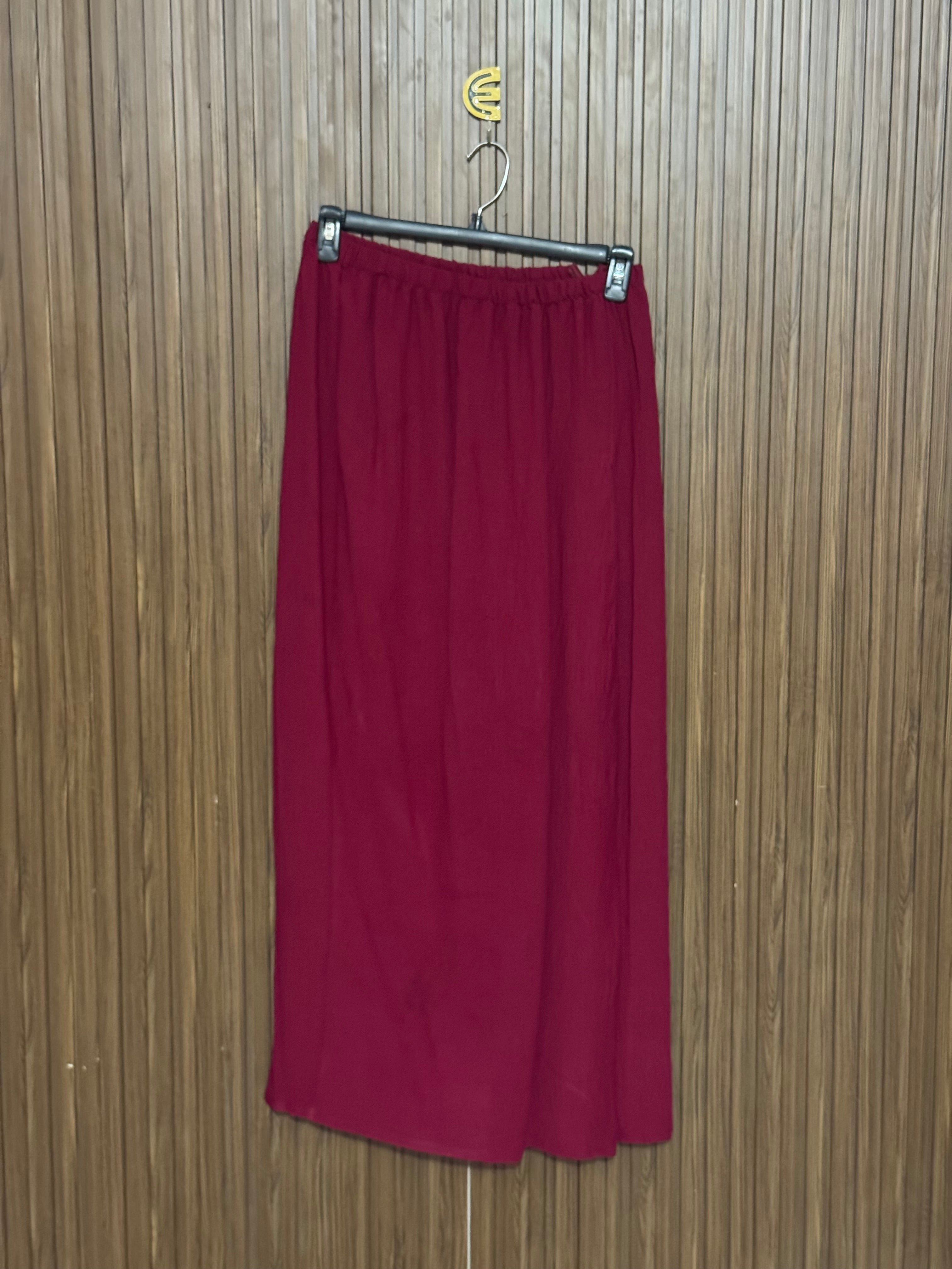 Maroon Long Skirt