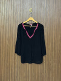 Chest 20 Length 26 Fabric Shifon Elegant V Neck
