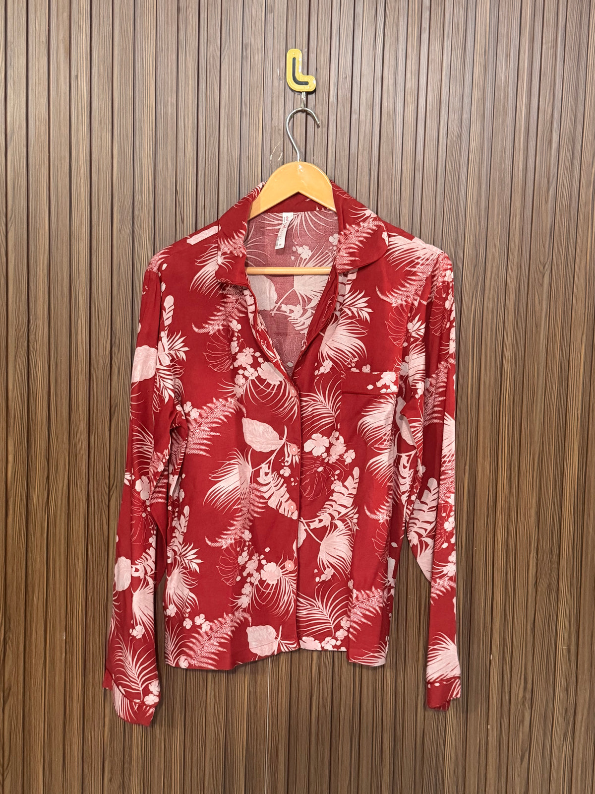 Chest 19 Length 23 Fabric Silk Slim Full Sleeves