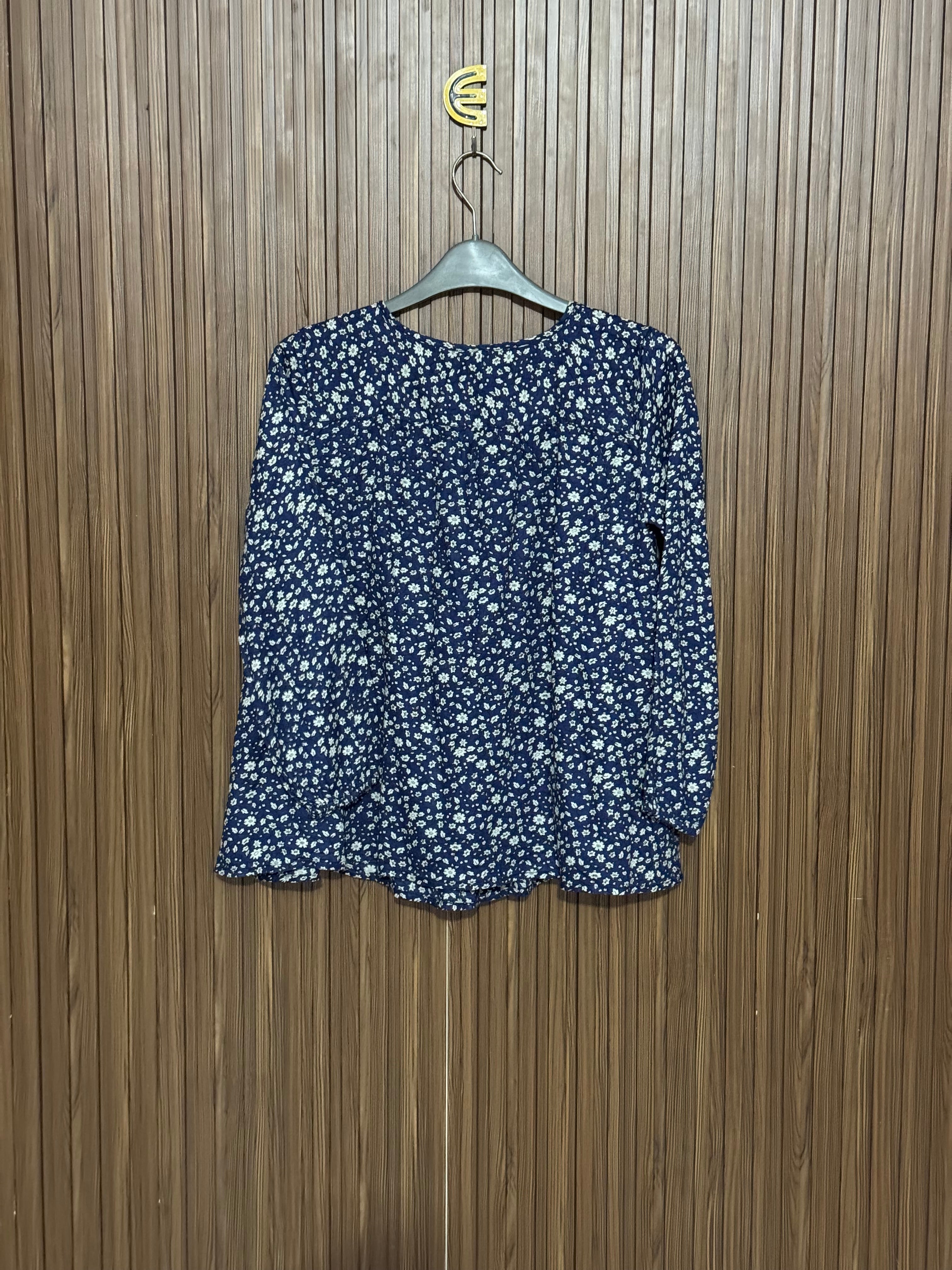 Chest 18 Length 21 Fabric Nylon Chic Floral Printed Top