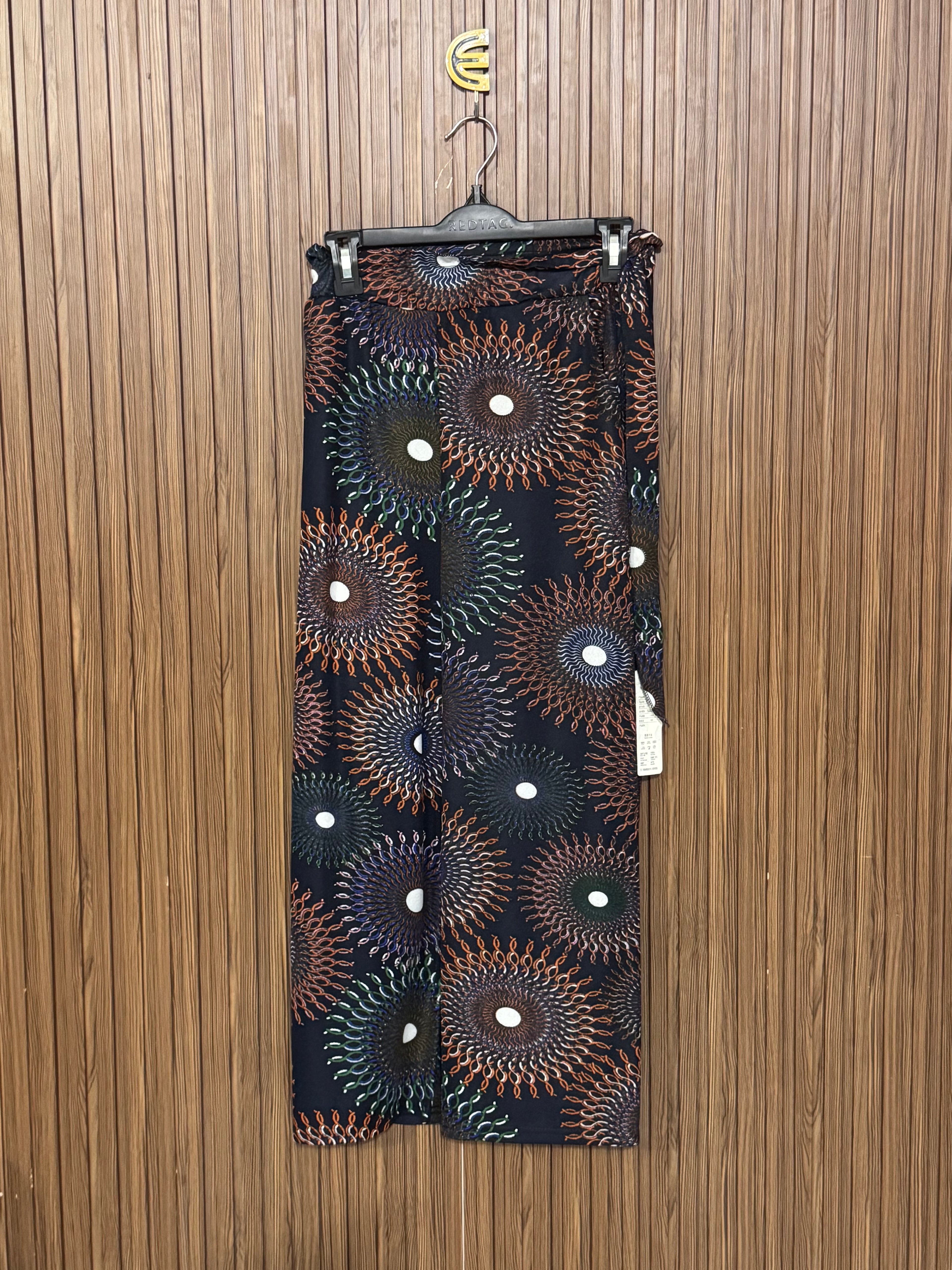 Waist 28 to 32 Length 34 Fabric Shifon Black Abstract