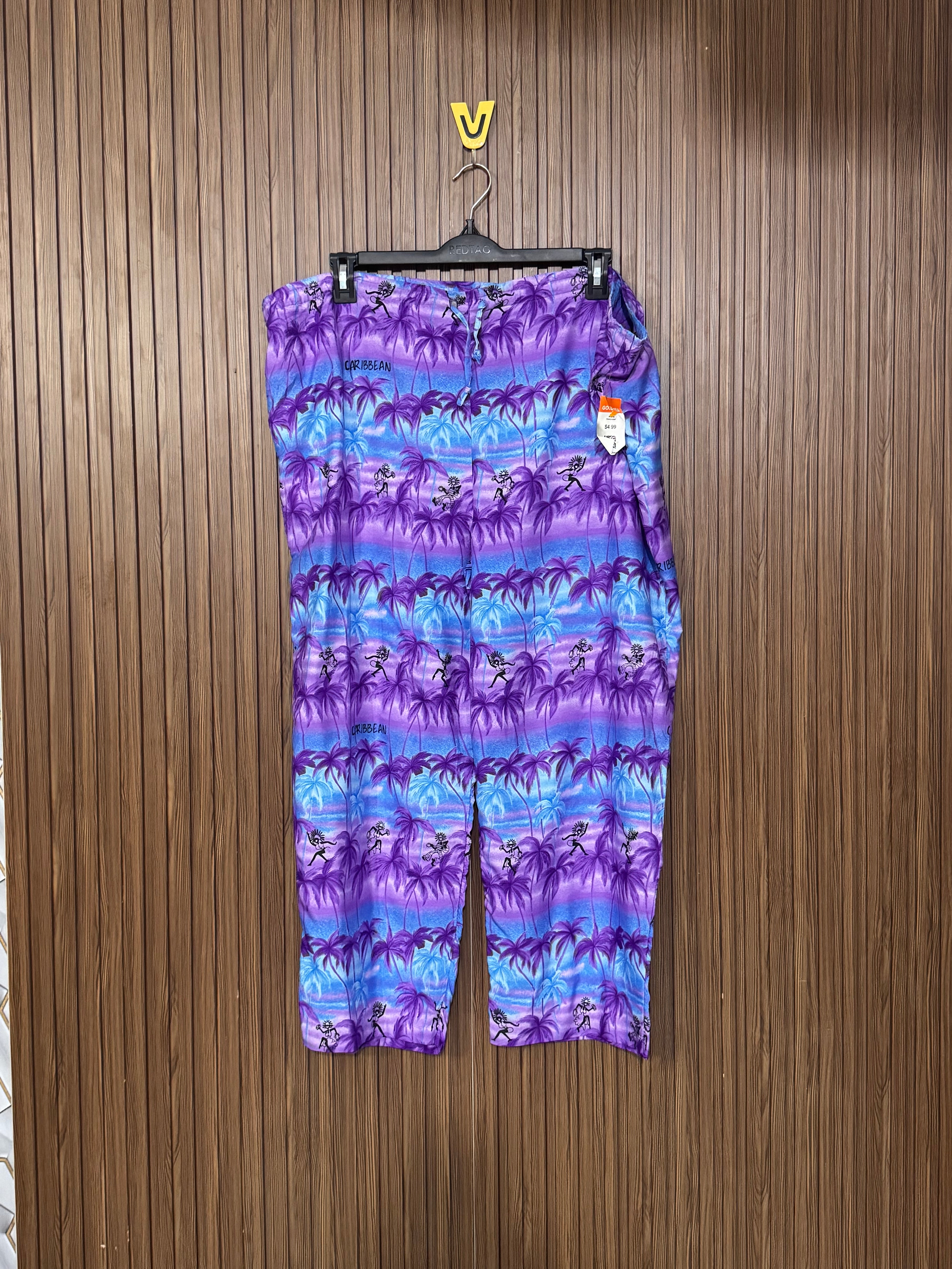 Waist 44 Length 36 Fabric Silk Tree Print