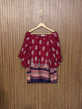 Chest 22 Length 26 Fabric Silk Ethnic Print