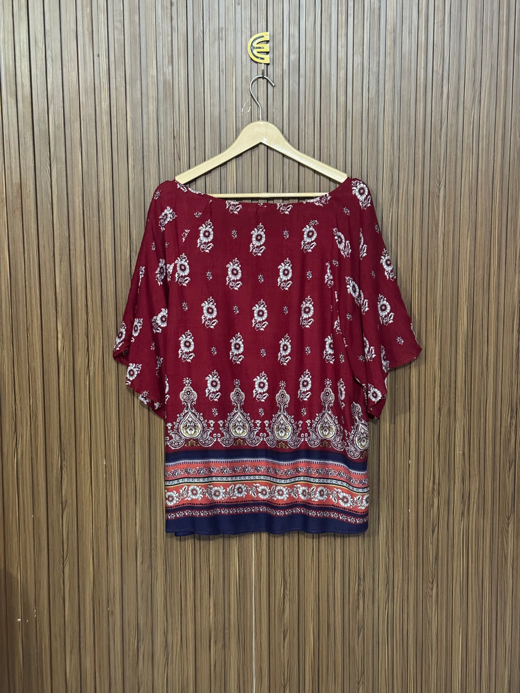 Chest 22 Length 26 Fabric Silk Ethnic Print