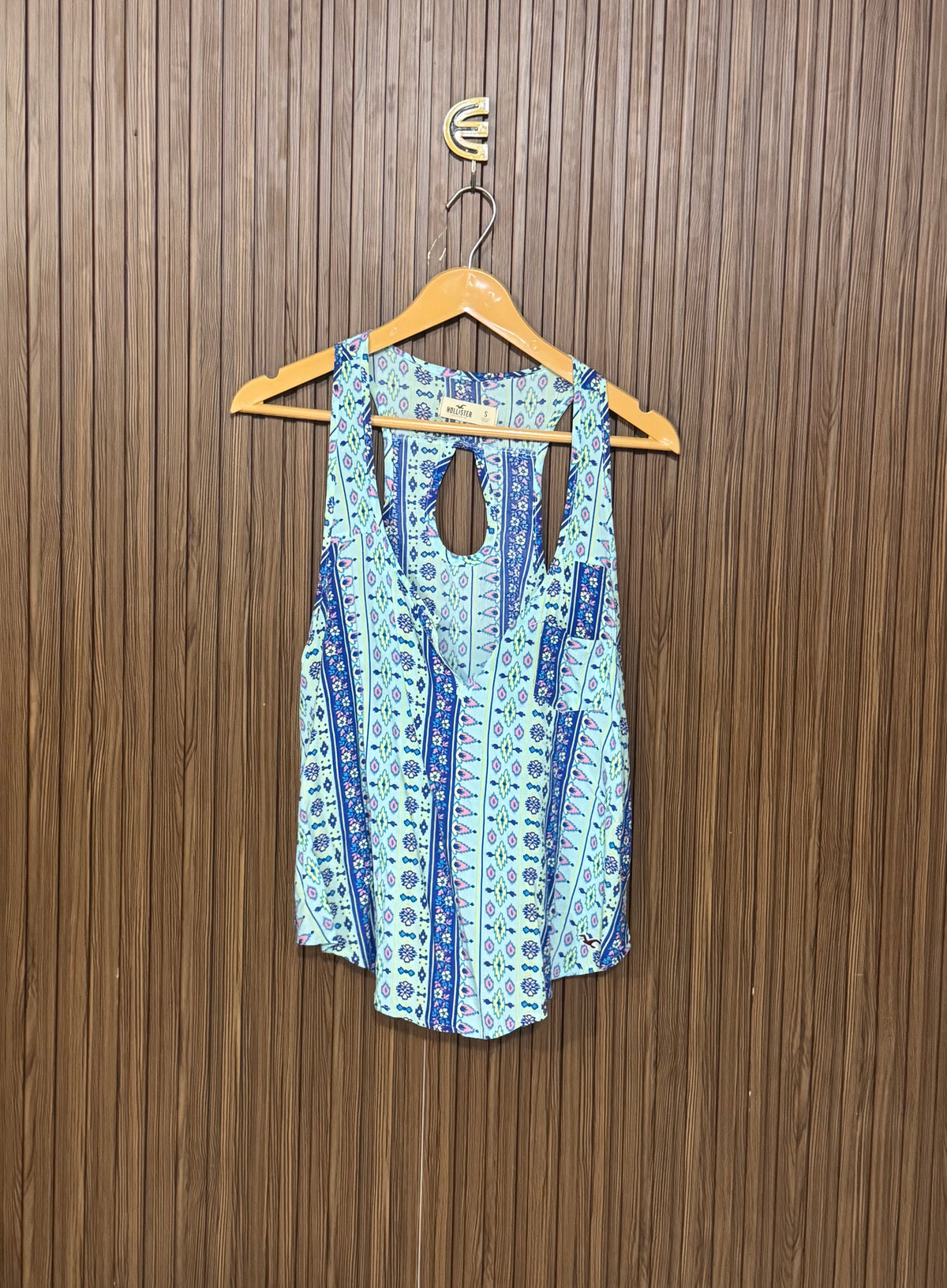Chest 18 Length 23 Fabric Silk Printed Sleeveless