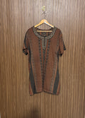 Chest 24 Length 34 fabric silk Printed Half Sleeve