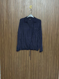 Chest 20 Length 25 Fabric Nylon Blue Fine Stripe Top