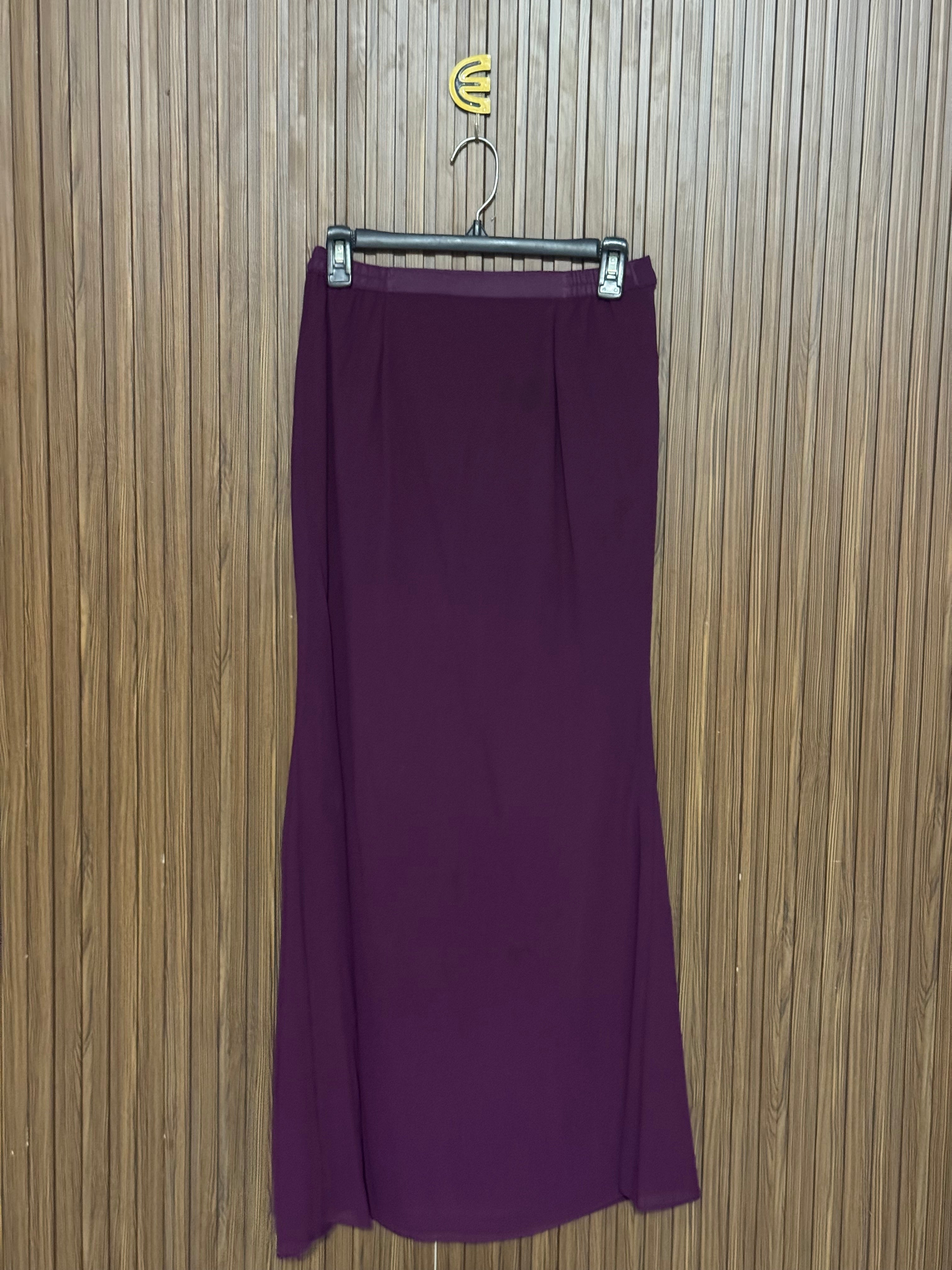 Classic Plum Long Skirt