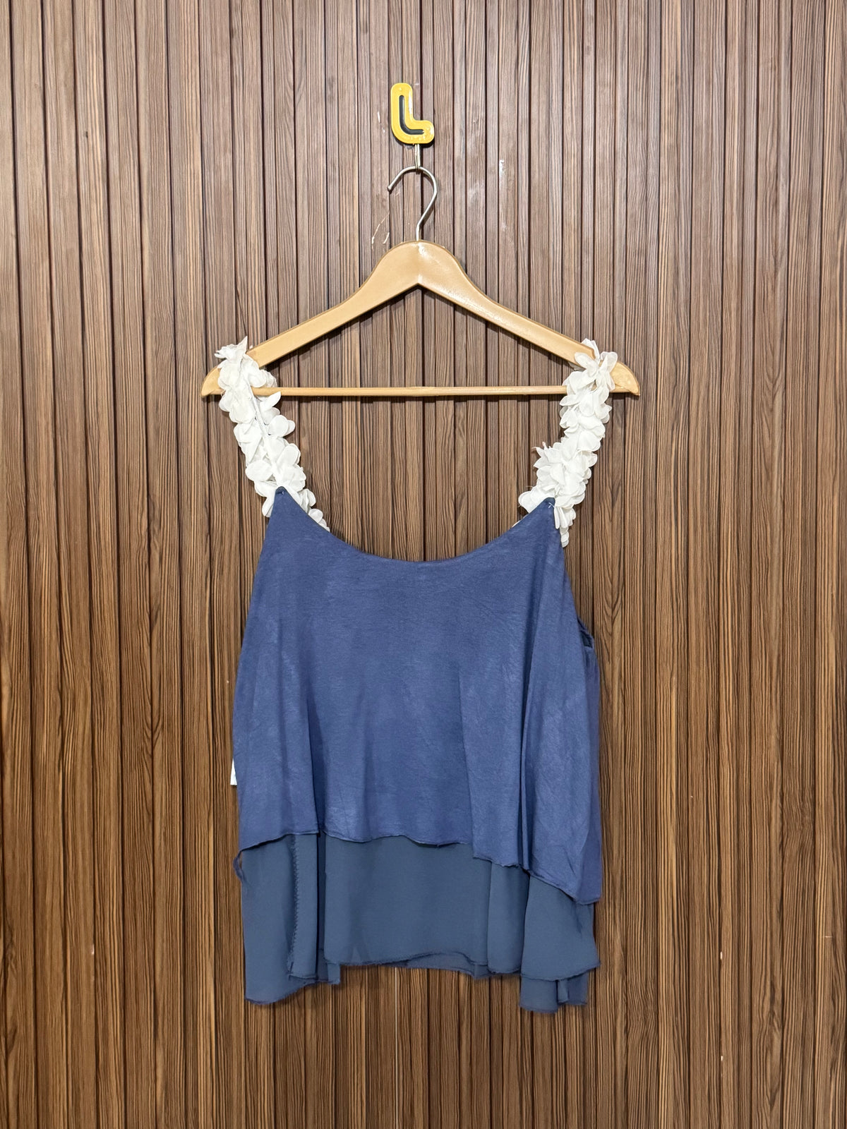 Chest 19 Length 23 Fabric Linen Daily Style Crop Top