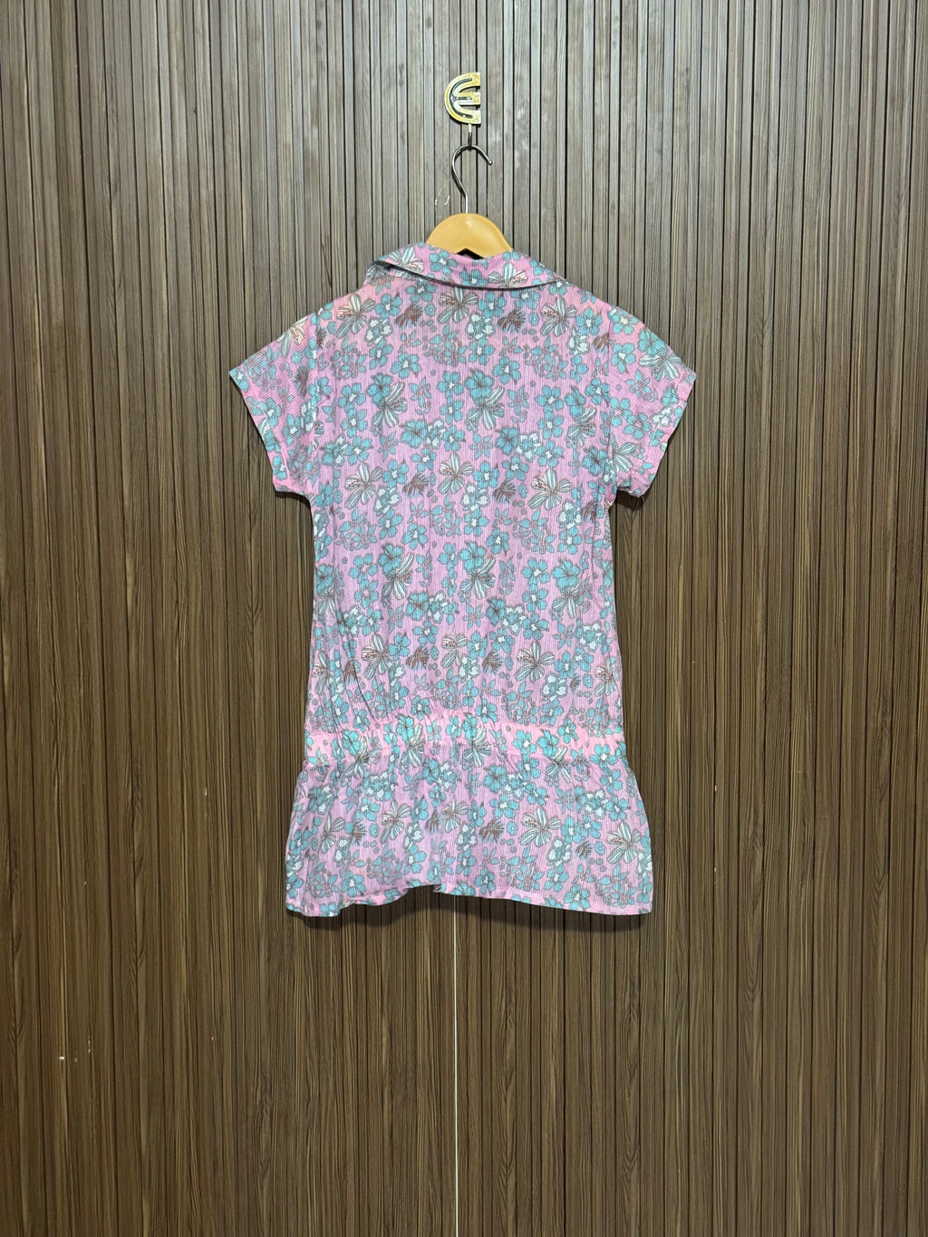 Chest 18Length 27 fabric shifon Slim Half Sleeve