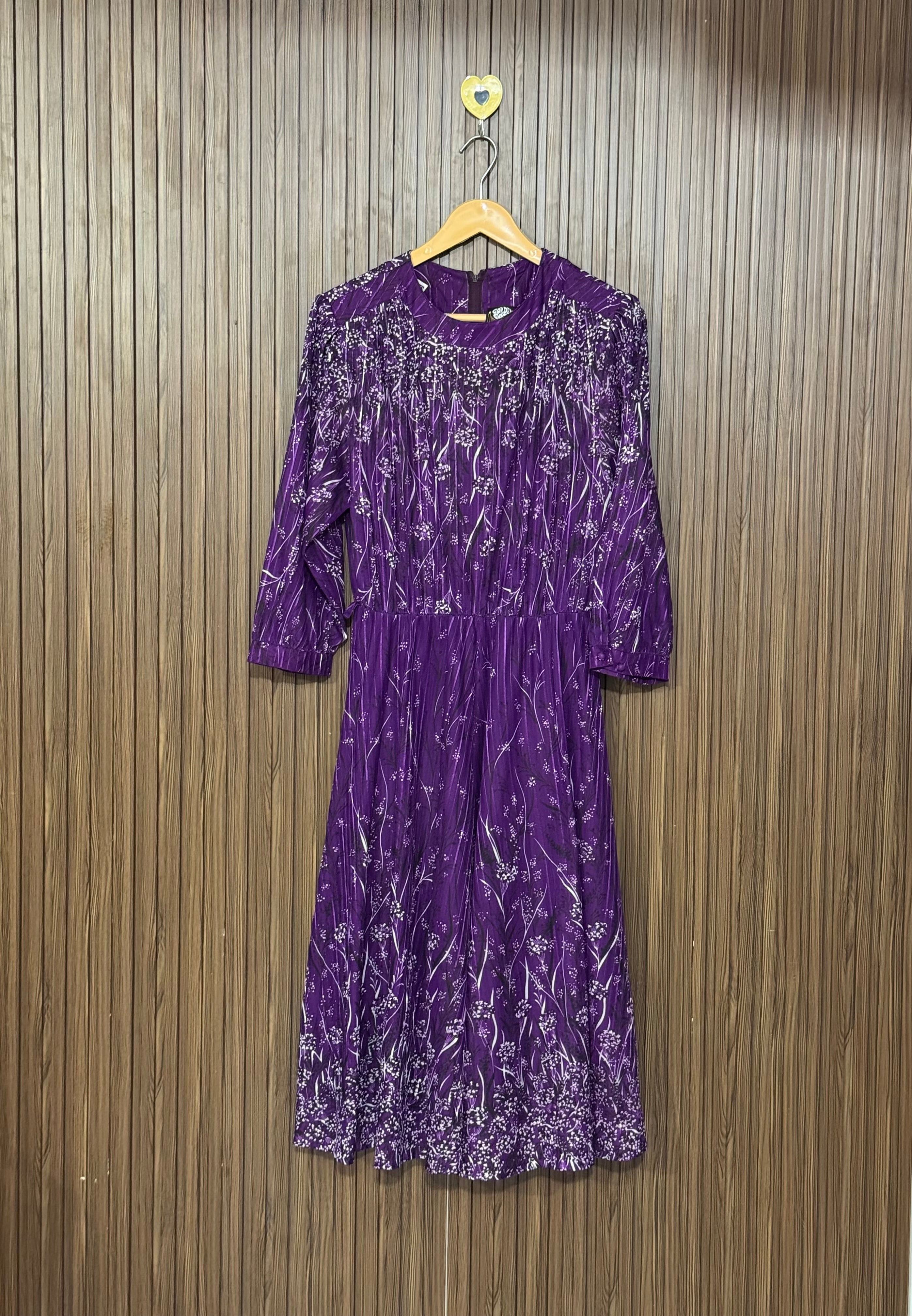 Floral Midi Dress Long Top