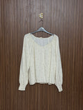 Chest 19 Length 24 Fabric nylon White Printed Top