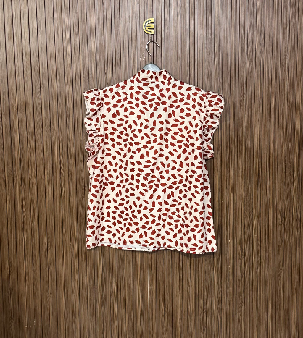 Chest 22 Length 25 Fabric Silk Relaxed Half Shirt