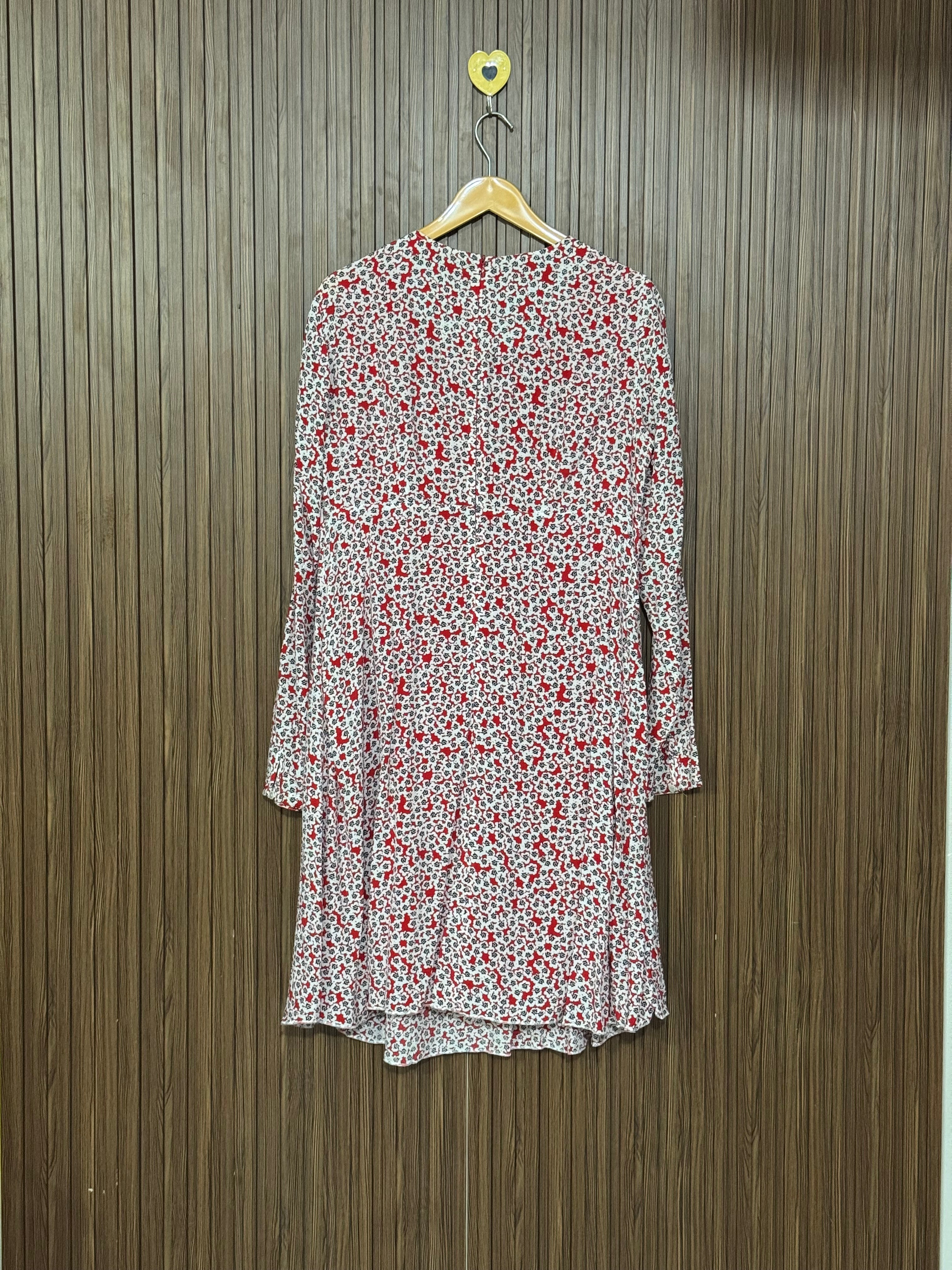 White Multi Floral  Long Top