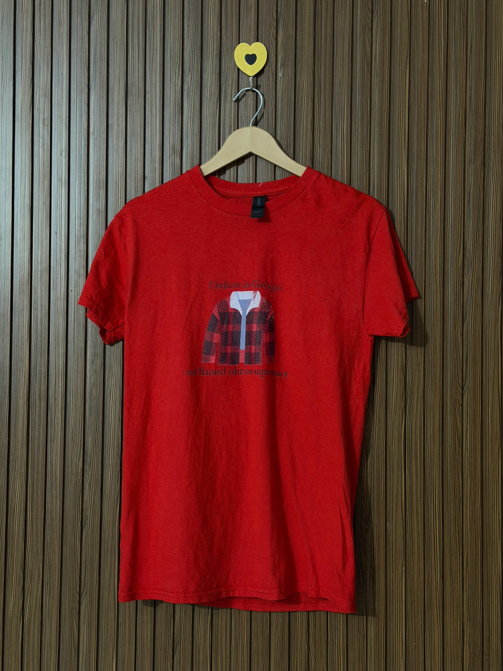 Red Printed Half Sleeves T-Shirt