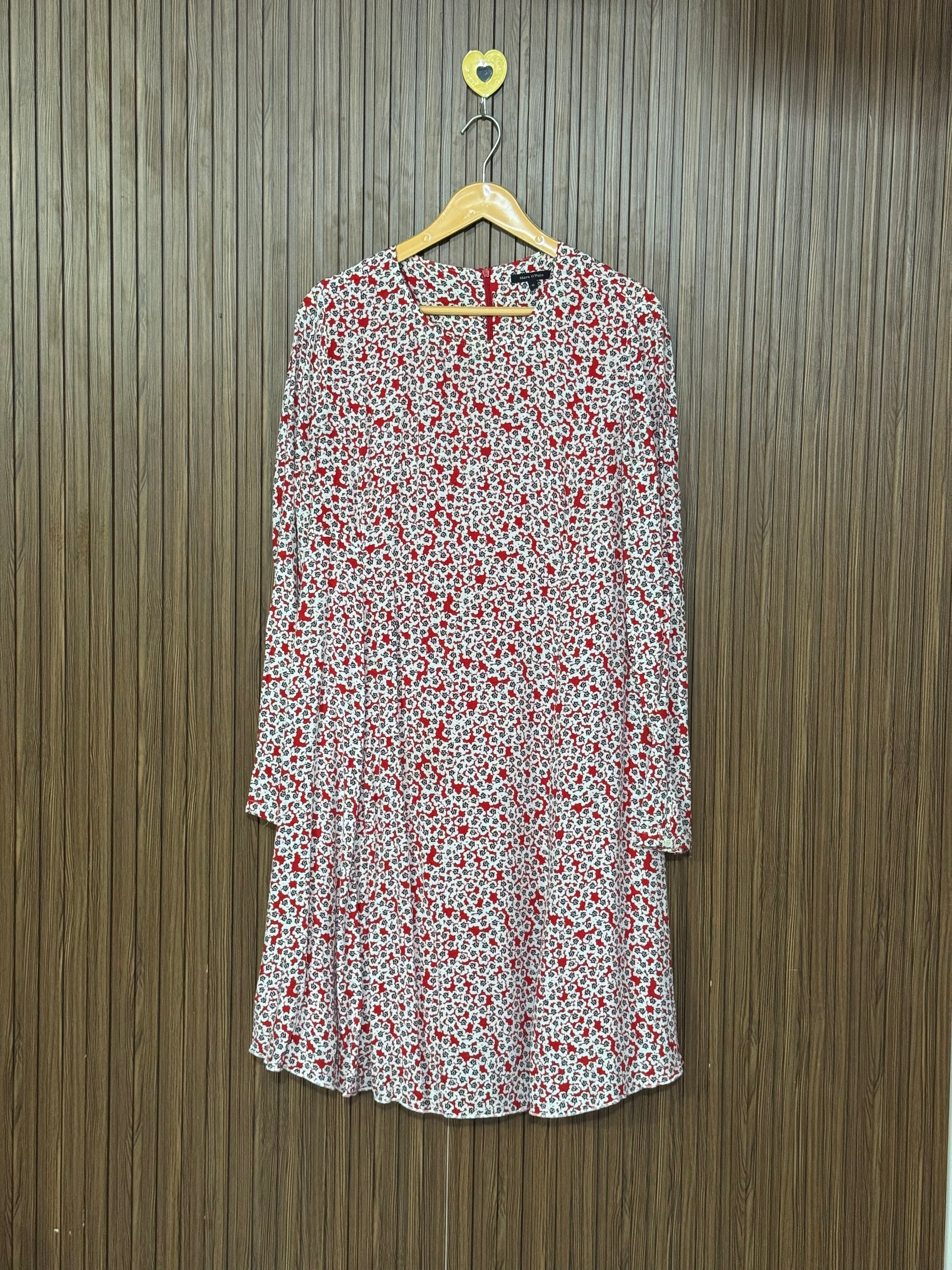White Multi Floral  Long Top