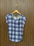 Chest 21 Length 23 Fabric Linen Classic Sleeveless