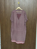 Red Printed Long Top