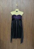 Chest 16 Length 29 Fabric Silk Sequin Dress