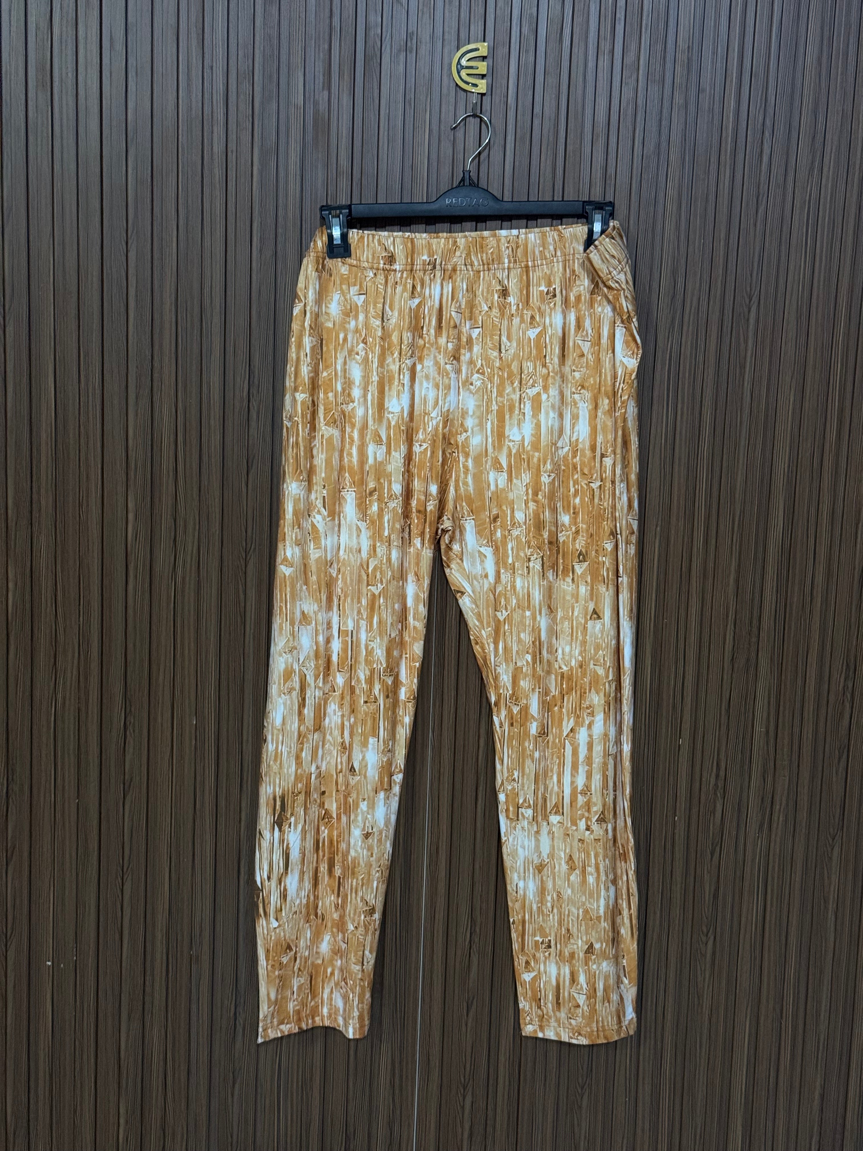 Golden Abstract Trousers