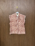 Chest 22 Length 25 Fabric Silk Relaxed Half Shirt