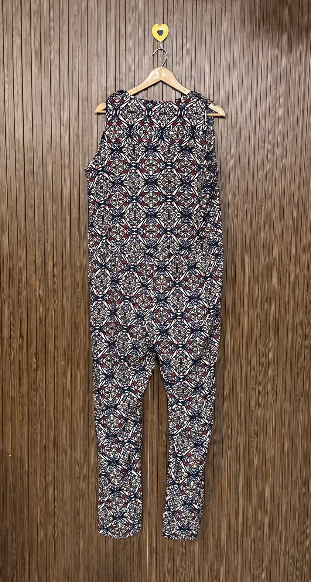 Printed Sleeveless Casual Jumpsuit