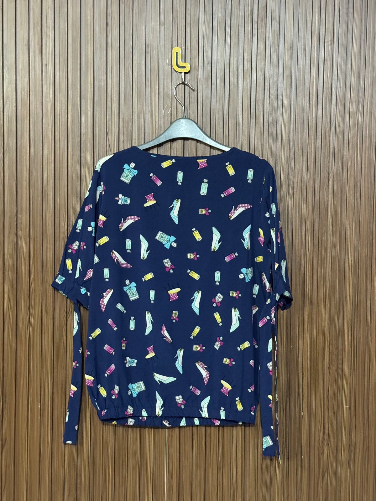 Chest 20 Length 23 Fabric Silk Crop Half Sleeves