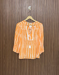 Chest 20 Length 22 Fabric Silk Casual Print Top