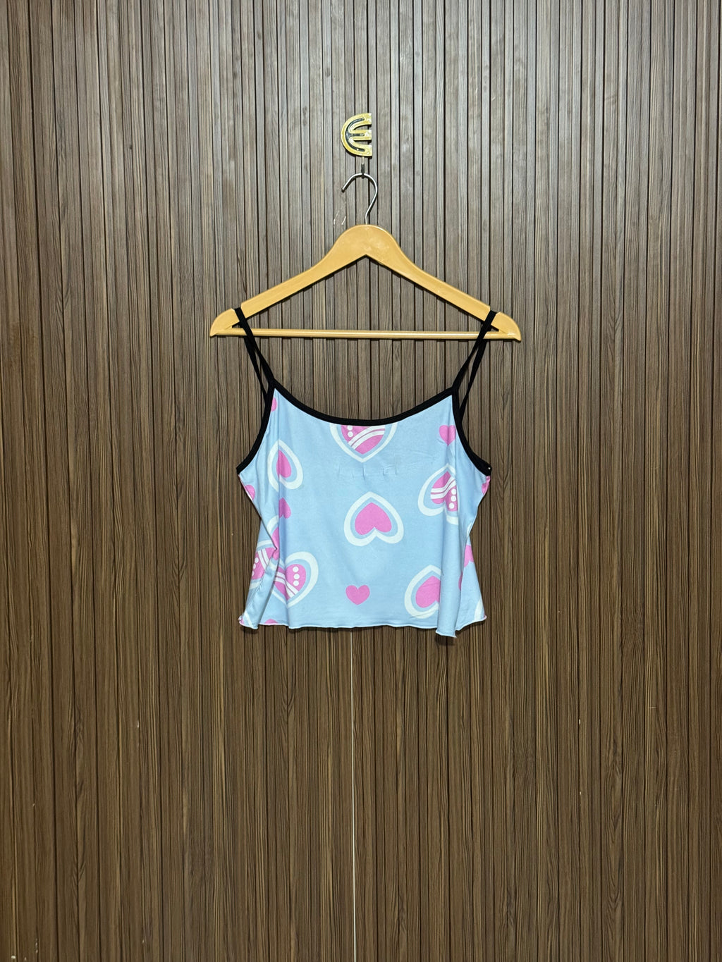 Chest 18 Length 18 Light Blue Heart