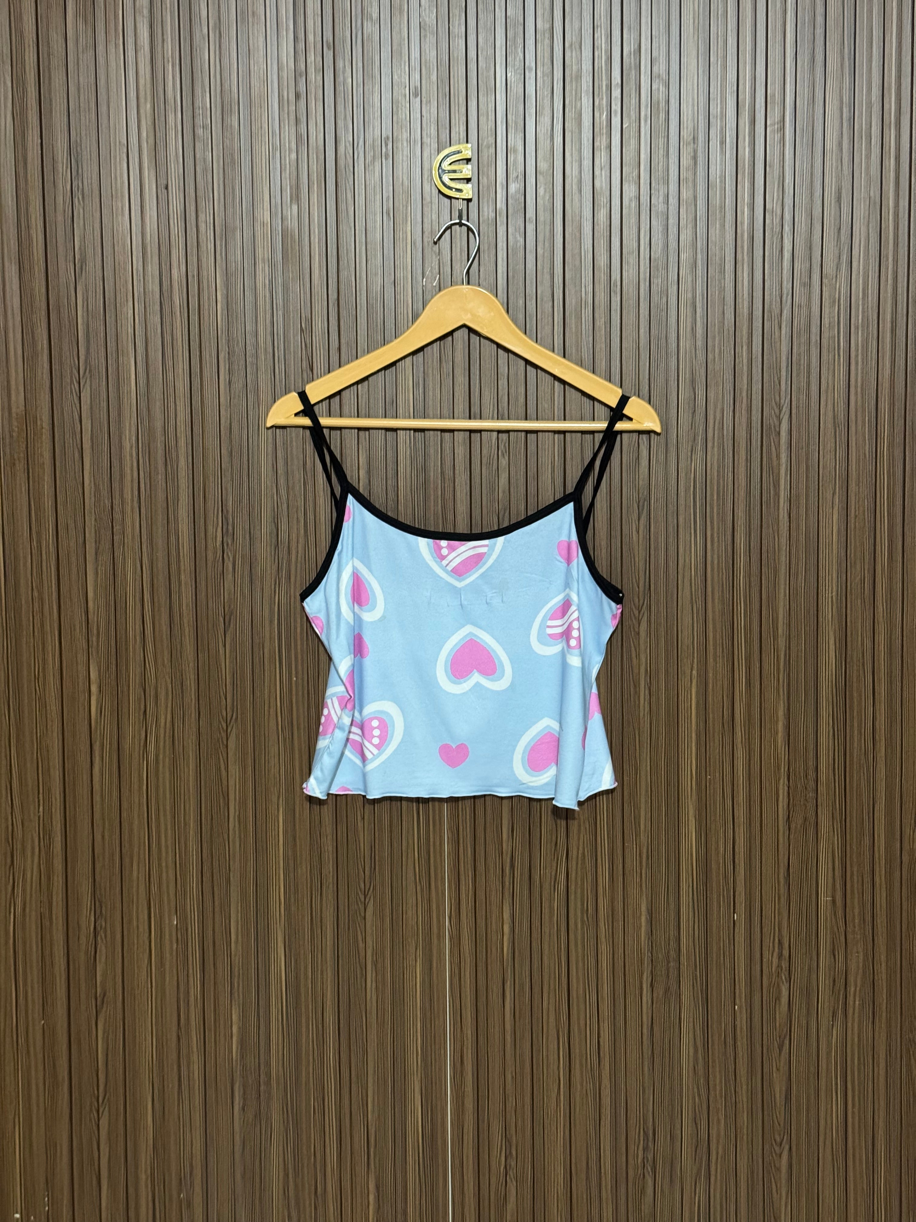 Chest 18 Length 18 Light Blue Heart