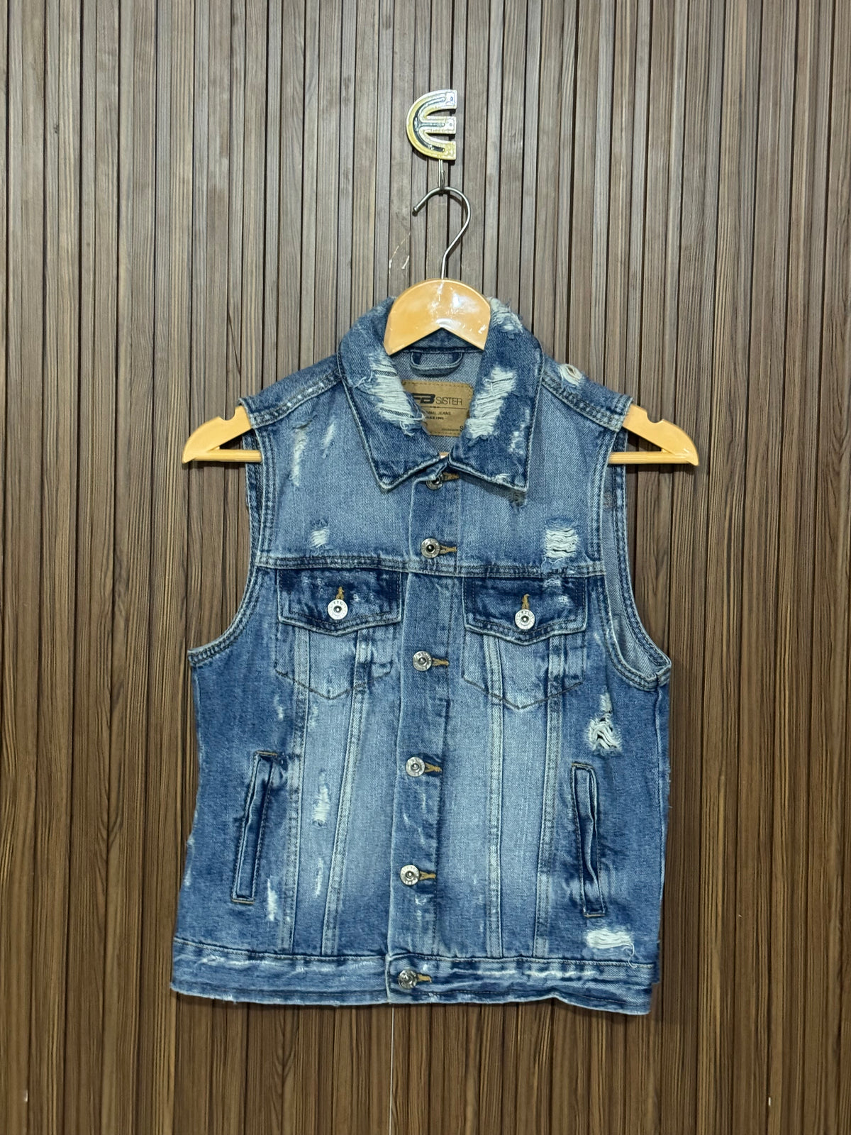 Chest 15 Length 19 Fabric Denim Classic Denim