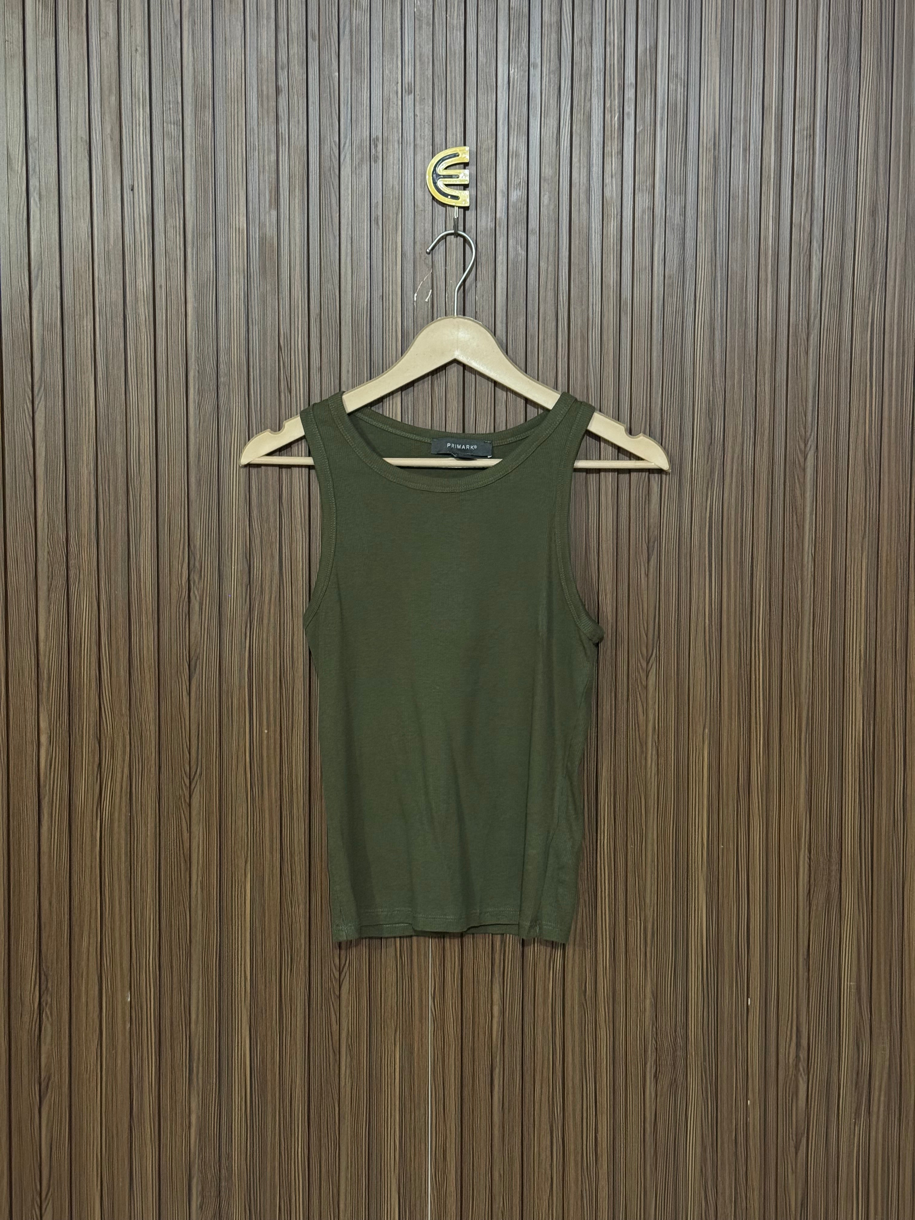 Chest 15 Length 20 Primark Ribbed Top